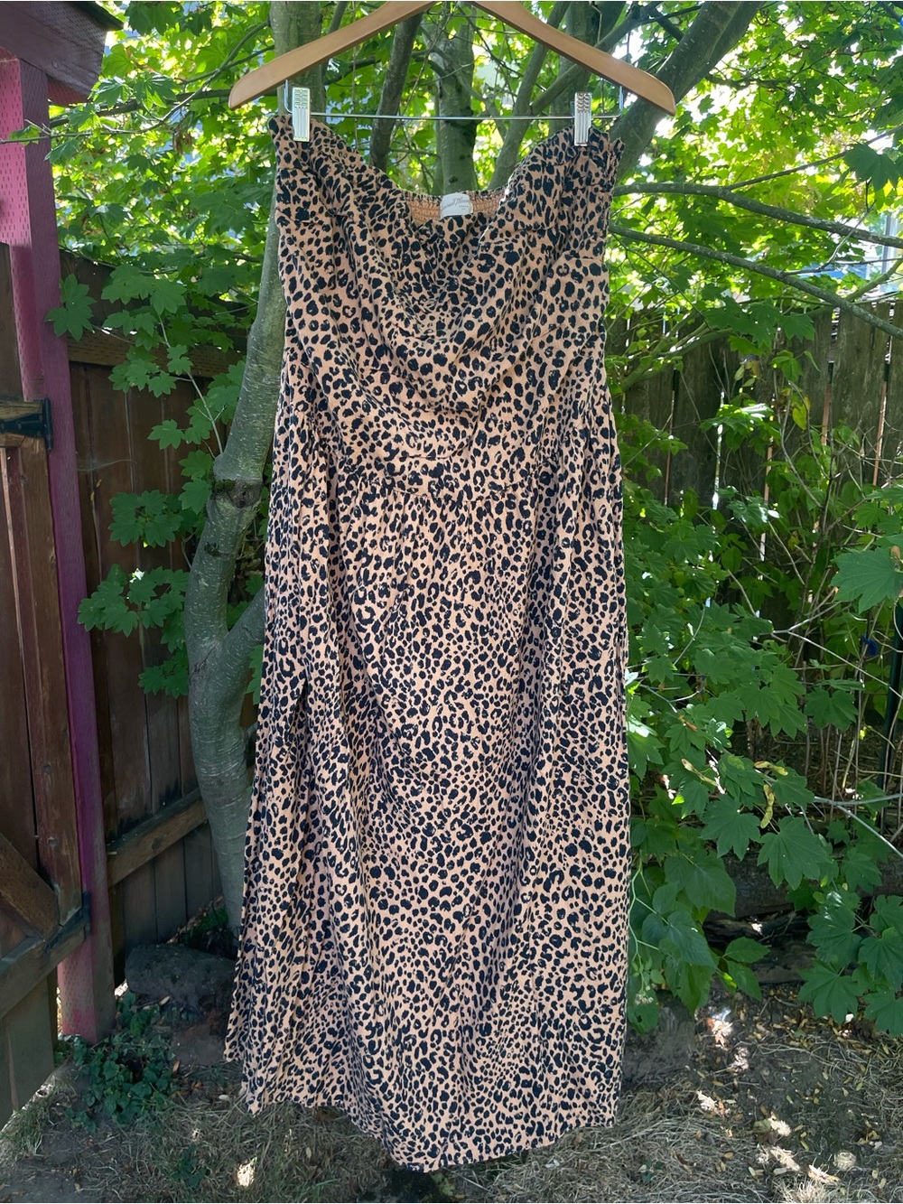 Universal Thread Leopard Maxi Slip Dress - Tan & Black